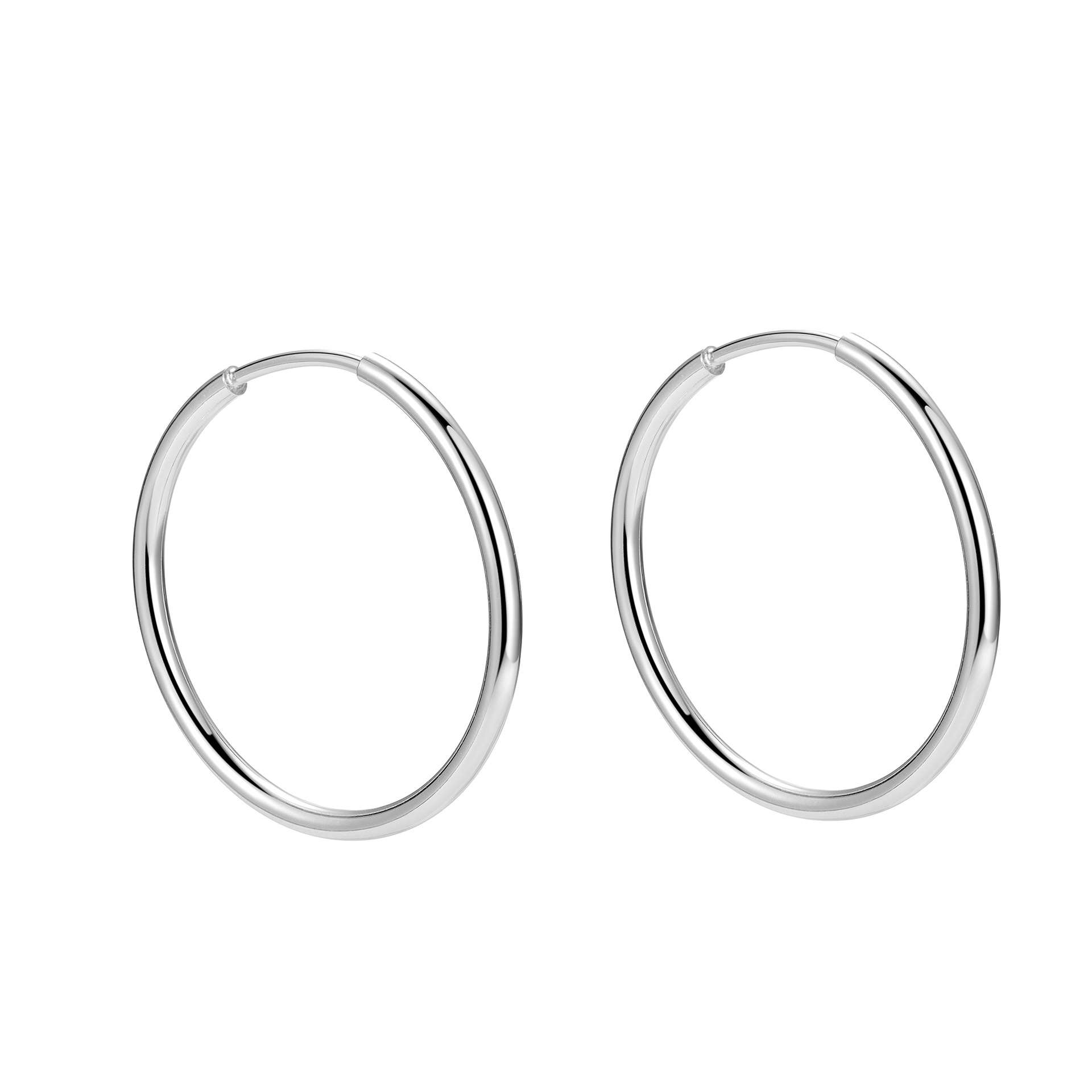 S999 Silver Brutalist Oversized Cartilage Seamless Earrings S999 Silver Brutalist Oversized Cartilage Seamless Earrings