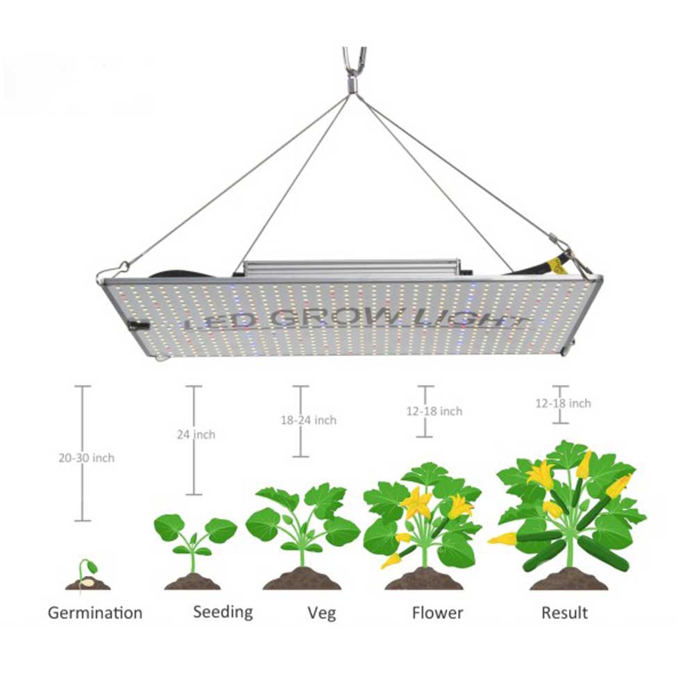 200W Samsung QB LED Grow Light For Indoor Growing Plants