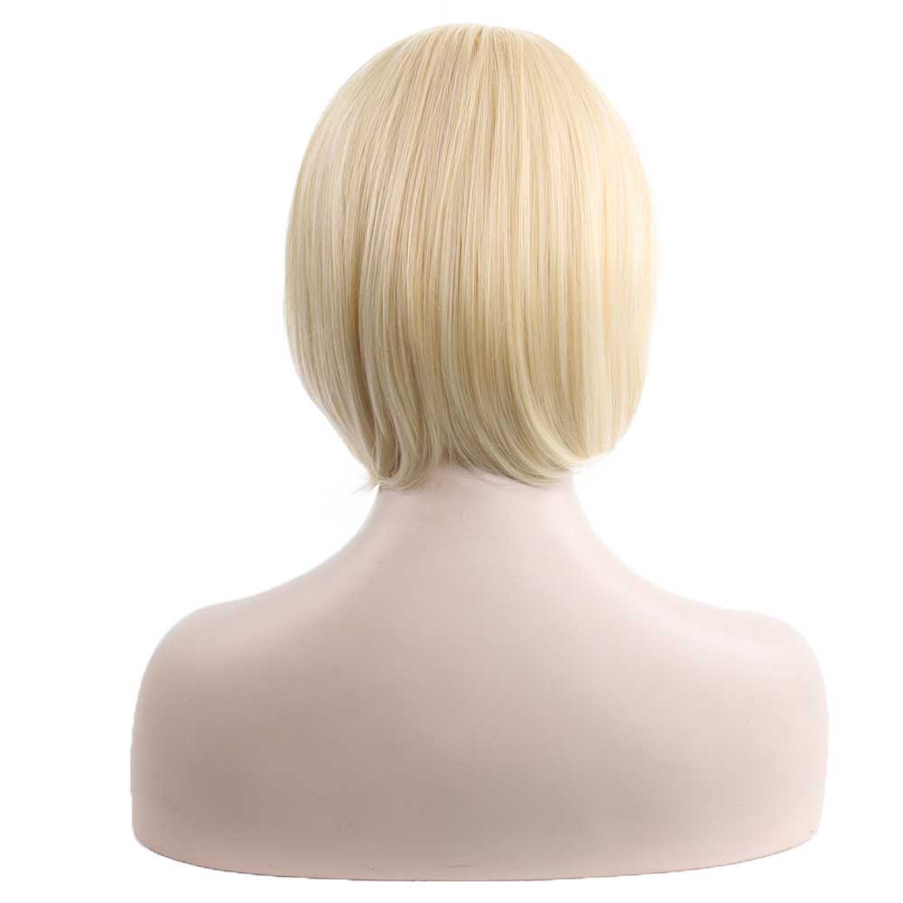 Blonde Bob Wig With Bangs Cosplay Wigs for Women