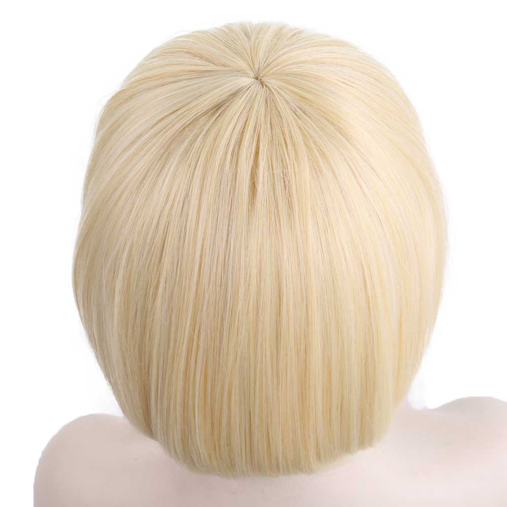 Blonde Bob Wig With Bangs Cosplay Wigs for Women