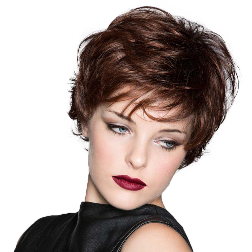 Blend Pixie Cut Wig With Bang Natural Daily Use Hair