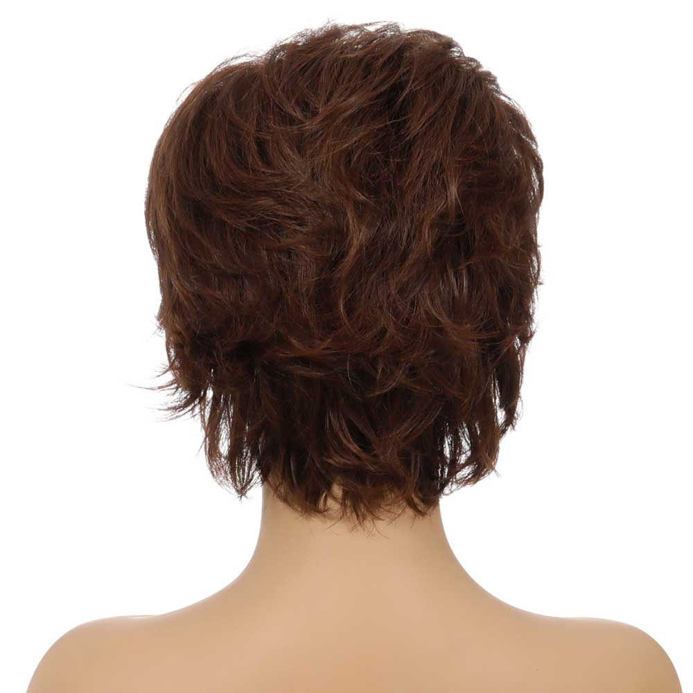 Blend Pixie Cut Wig With Bang Natural Daily Use Hair