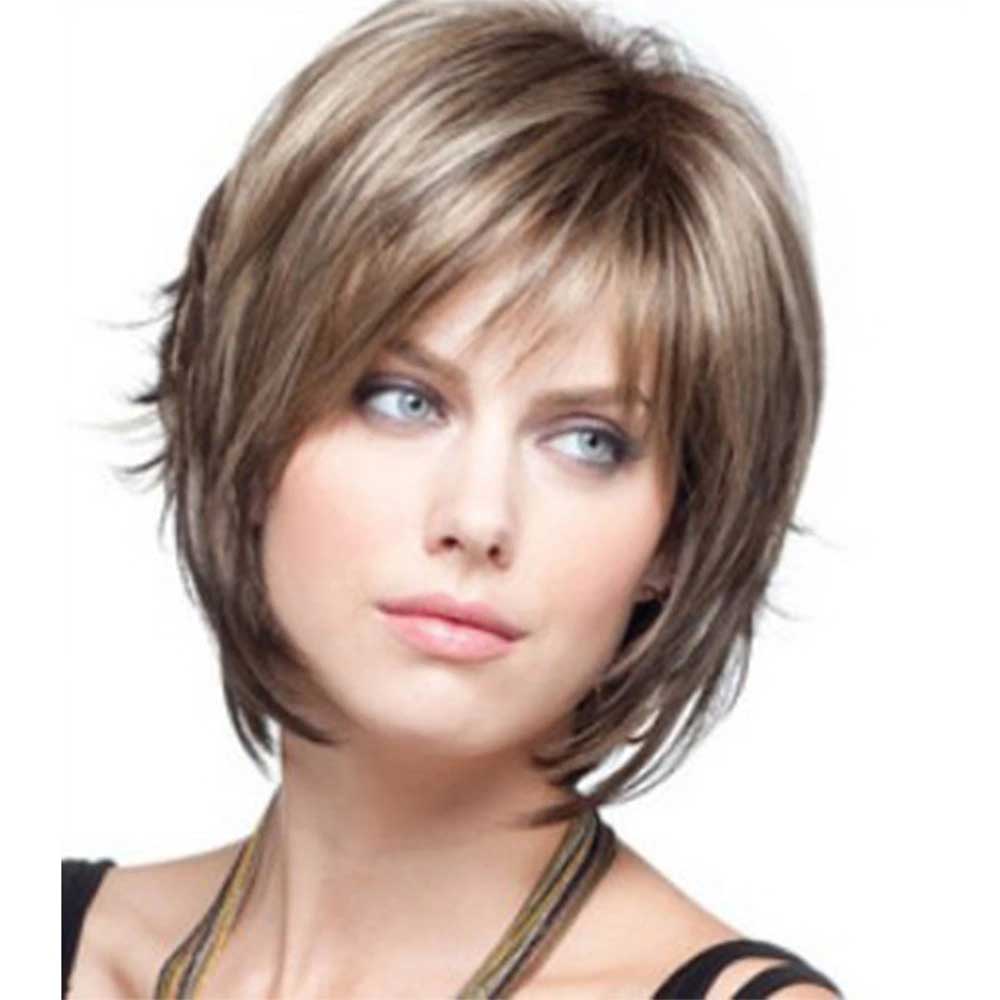 Short Blonde Wigs Heat Resistant Halloween Cosplay Pixie Wigs