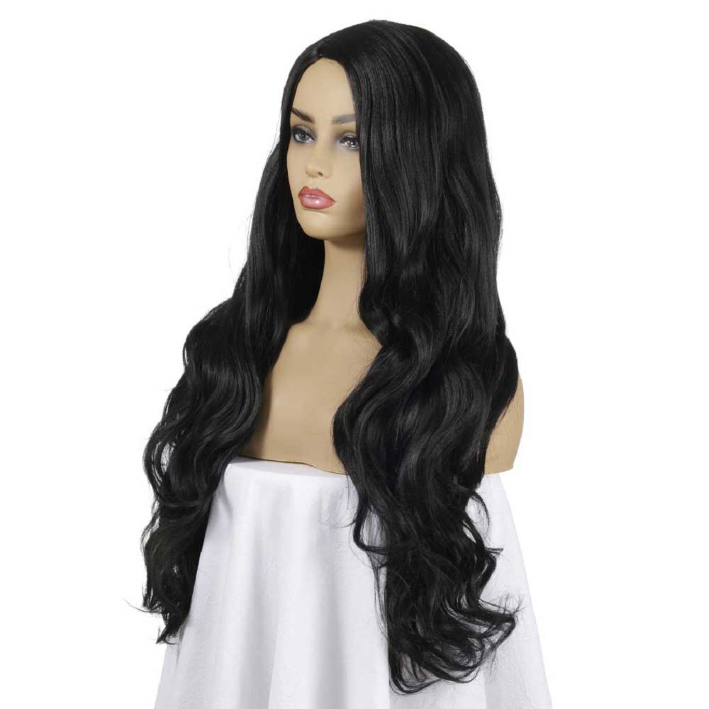 Black Wavy Wigs for Women Long Curly Wig Natural Looking