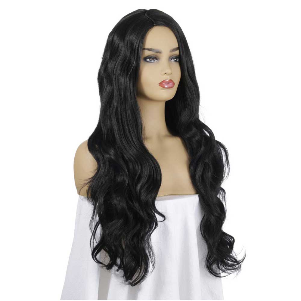 Black Wavy Wigs for Women Long Curly Wig Natural Looking