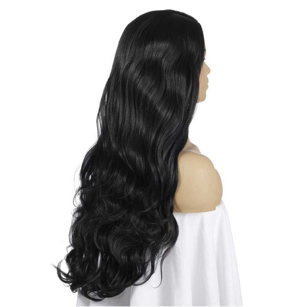 Black Wavy Wigs for Women Long Curly Wig Natural Looking