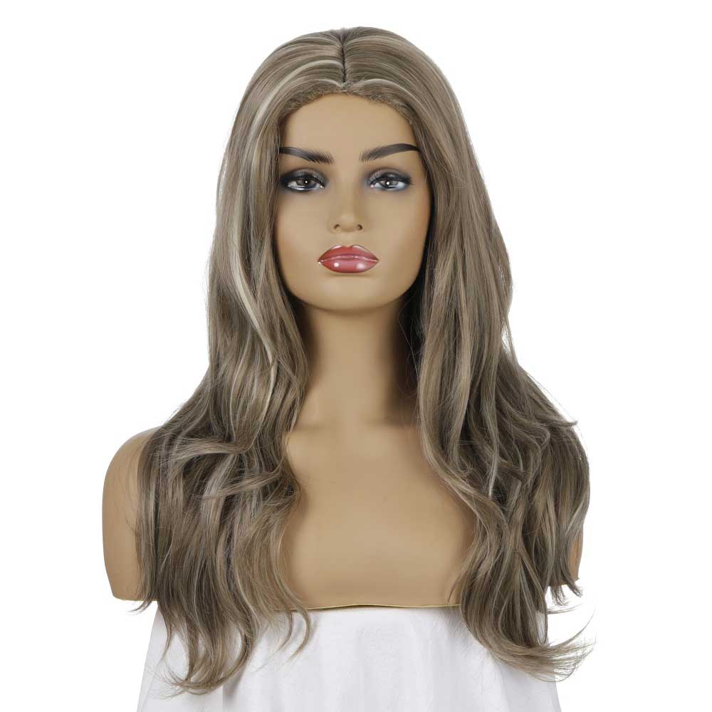 Long Wavy Wig for Women Heat Resistant Fiber for Daily Party